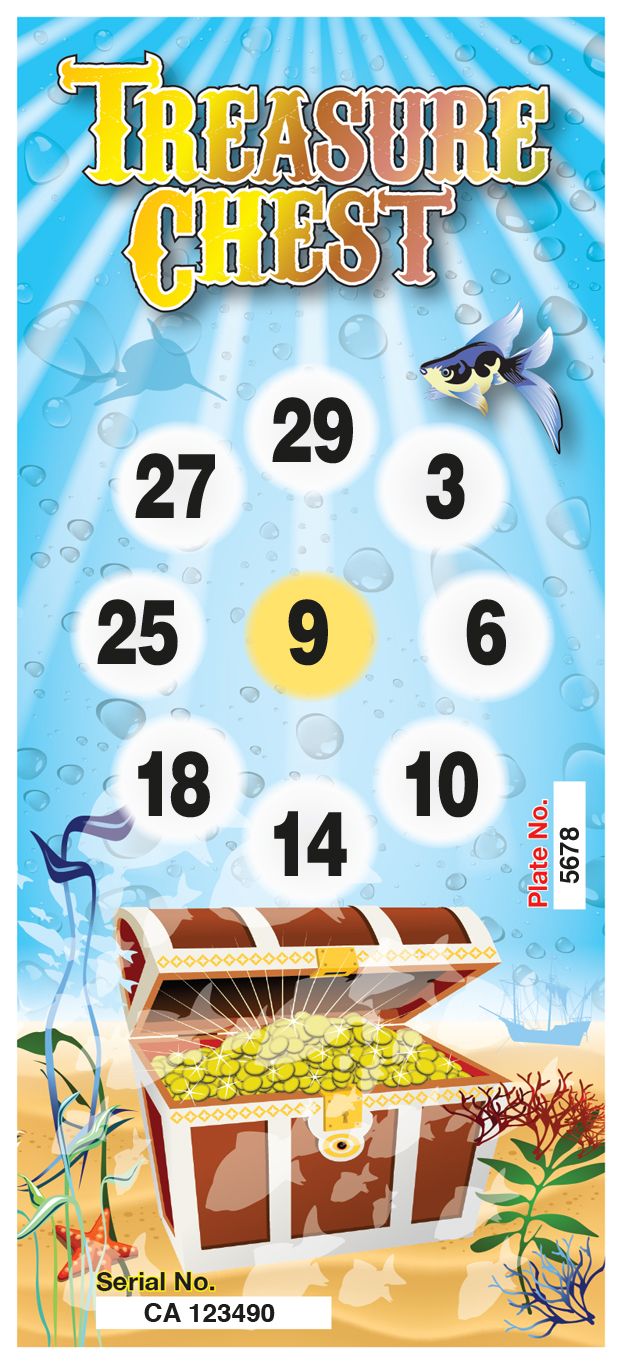 National lottery treasure bingo daubers